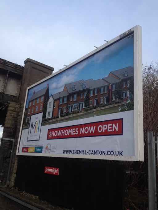 billboard advert 48 sheet poster new homes