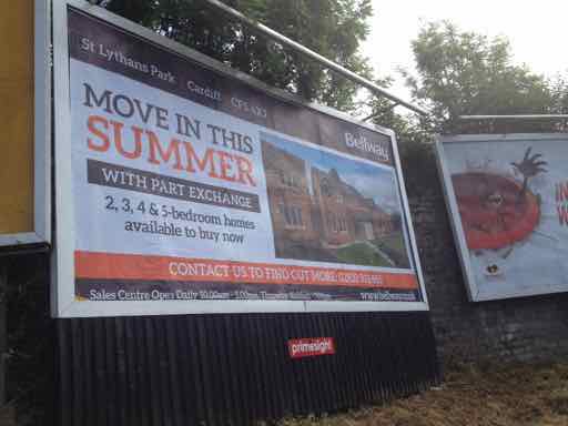 Bellway Homes Billboard Poster Campaign